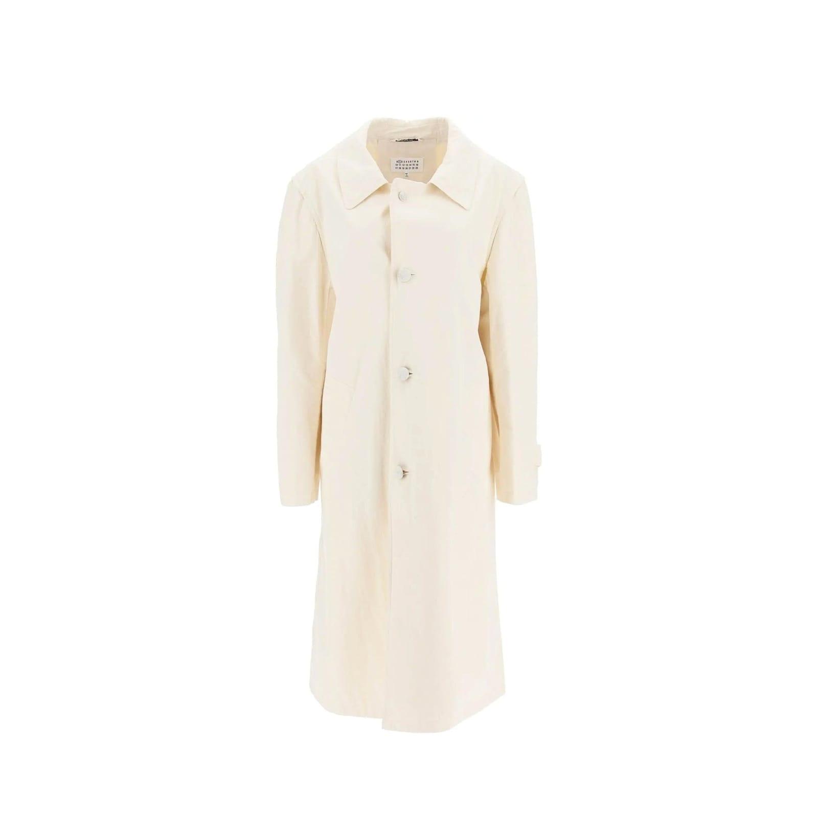 maison margiela cotton coat
