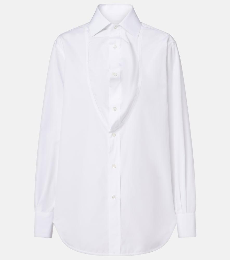 maison margiela cotton poplin shirt