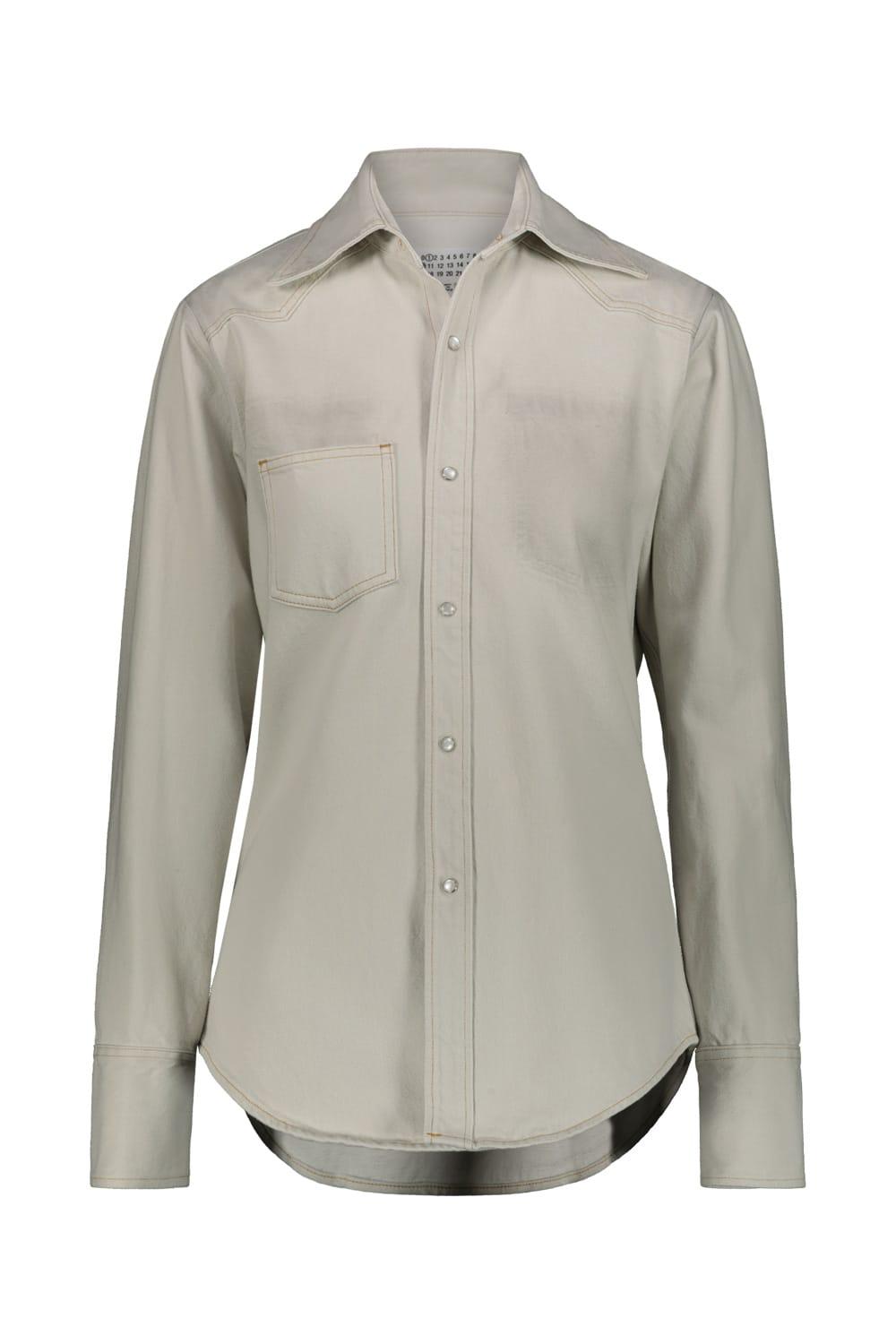 maison margiela denim shirt