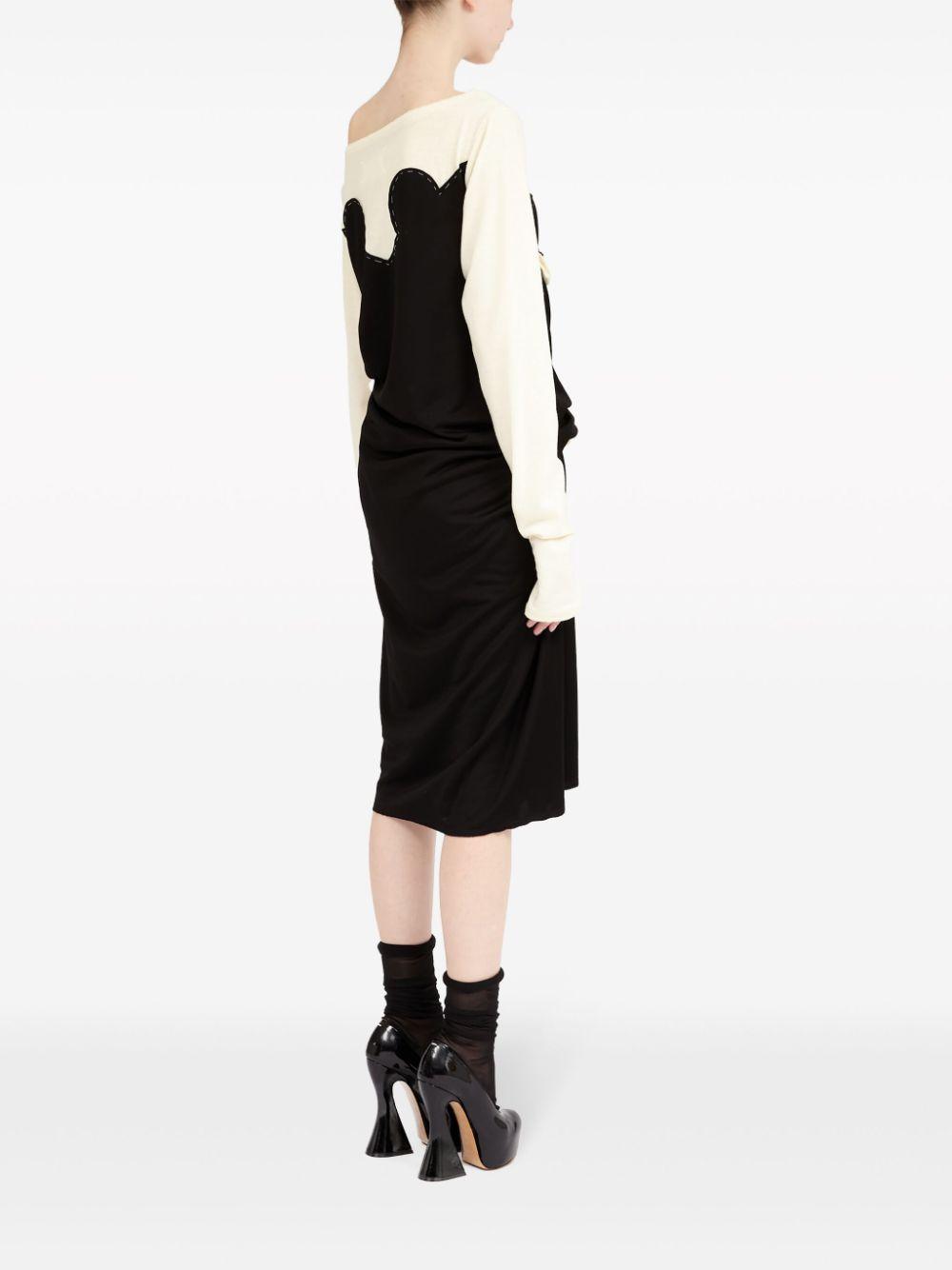 maison margiela dresses white virgin wool - women
