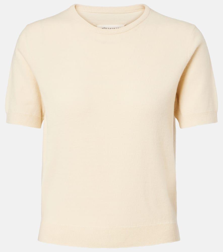 maison margiela four stiches virgin wool top