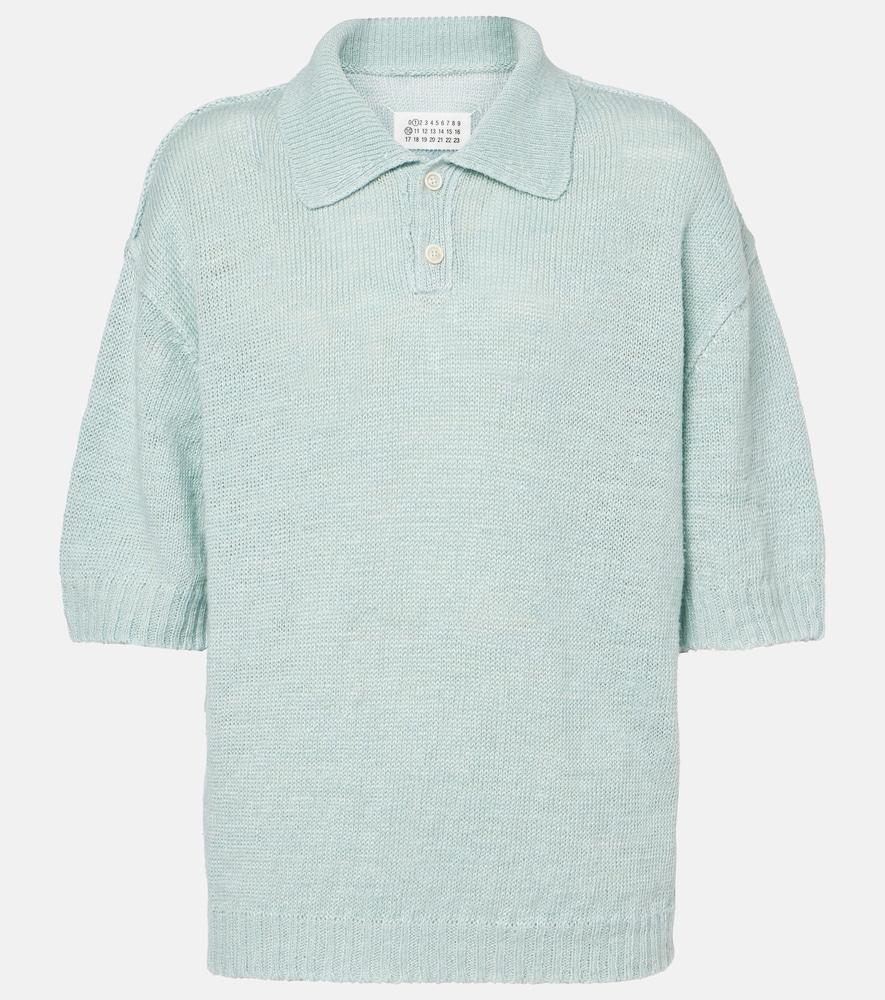 maison margiela hemp polo sweater