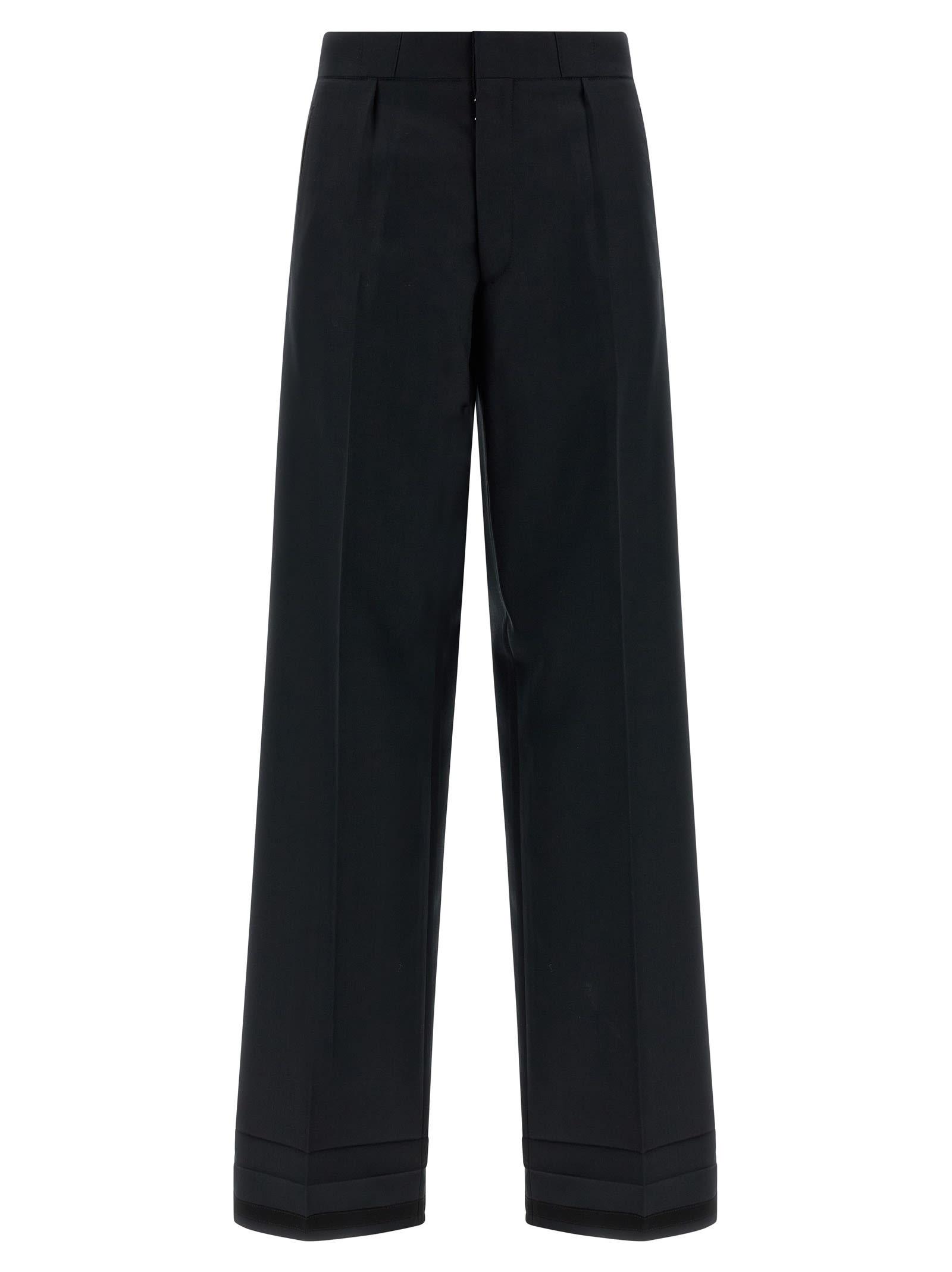maison margiela herringbone trousers