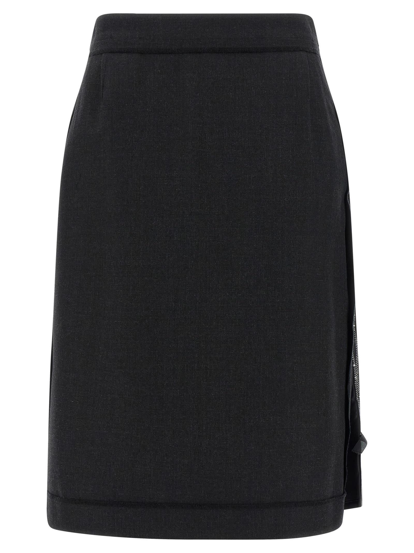 maison margiela inside-up skirt