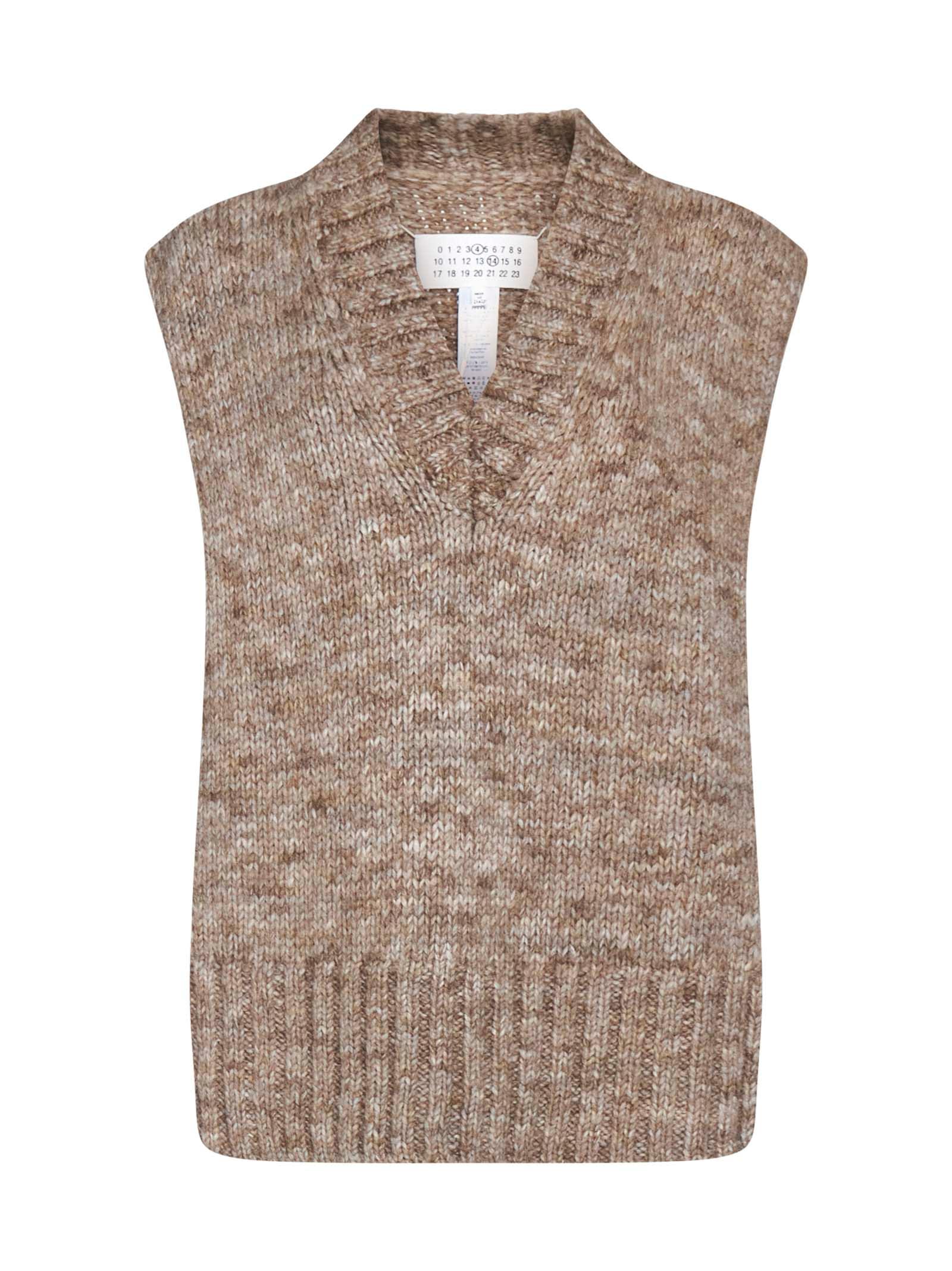 maison margiela knitted vest