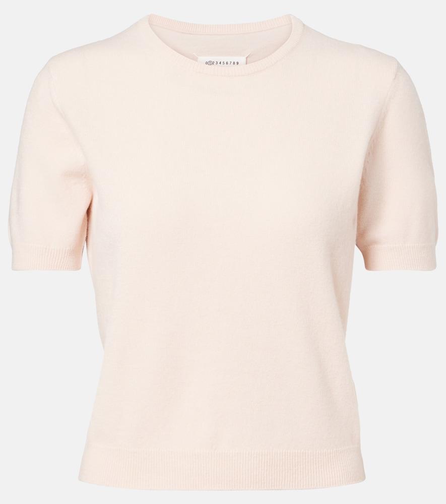 maison margiela knitted virgin wool t