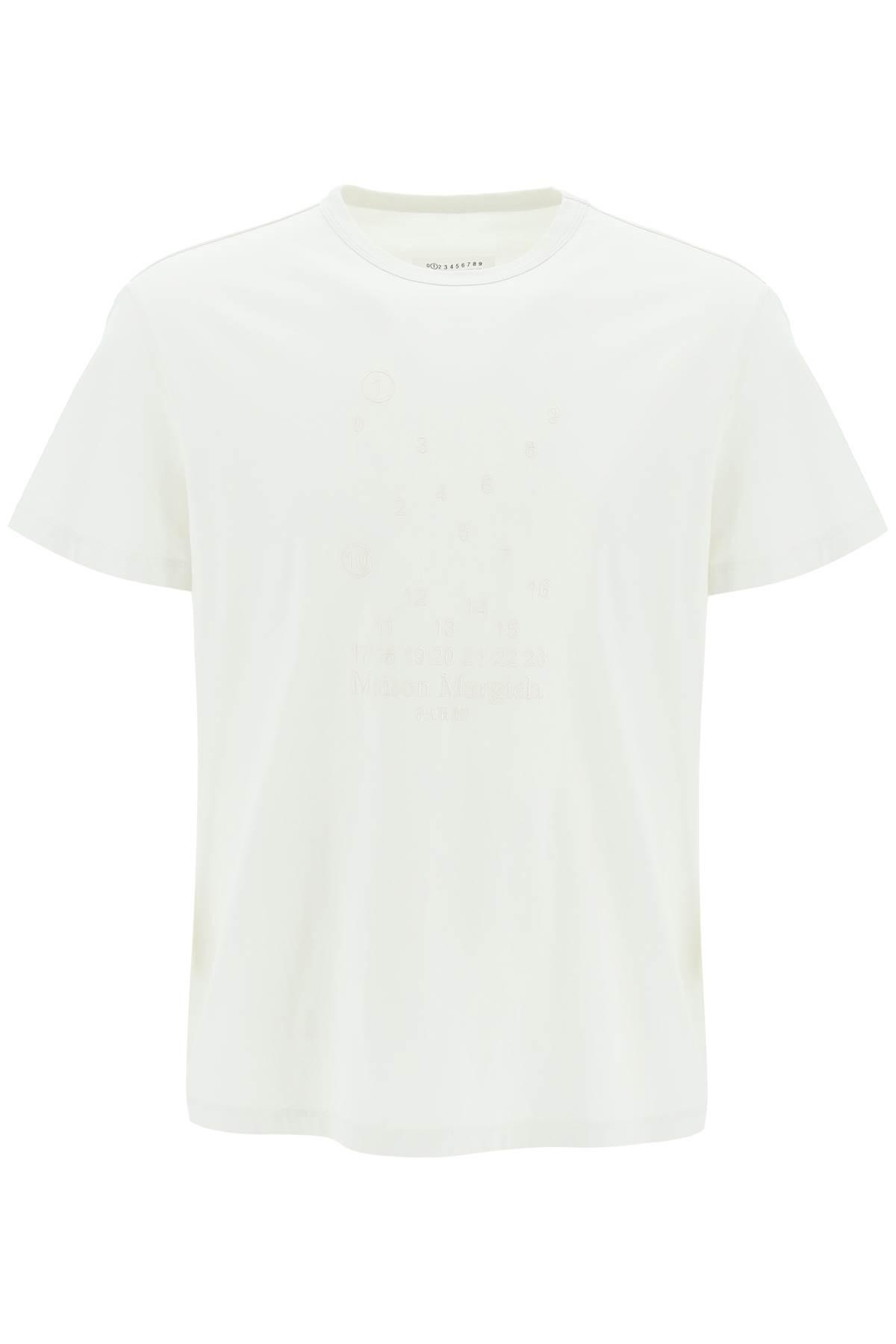 maison margiela numerical logo t-shirt