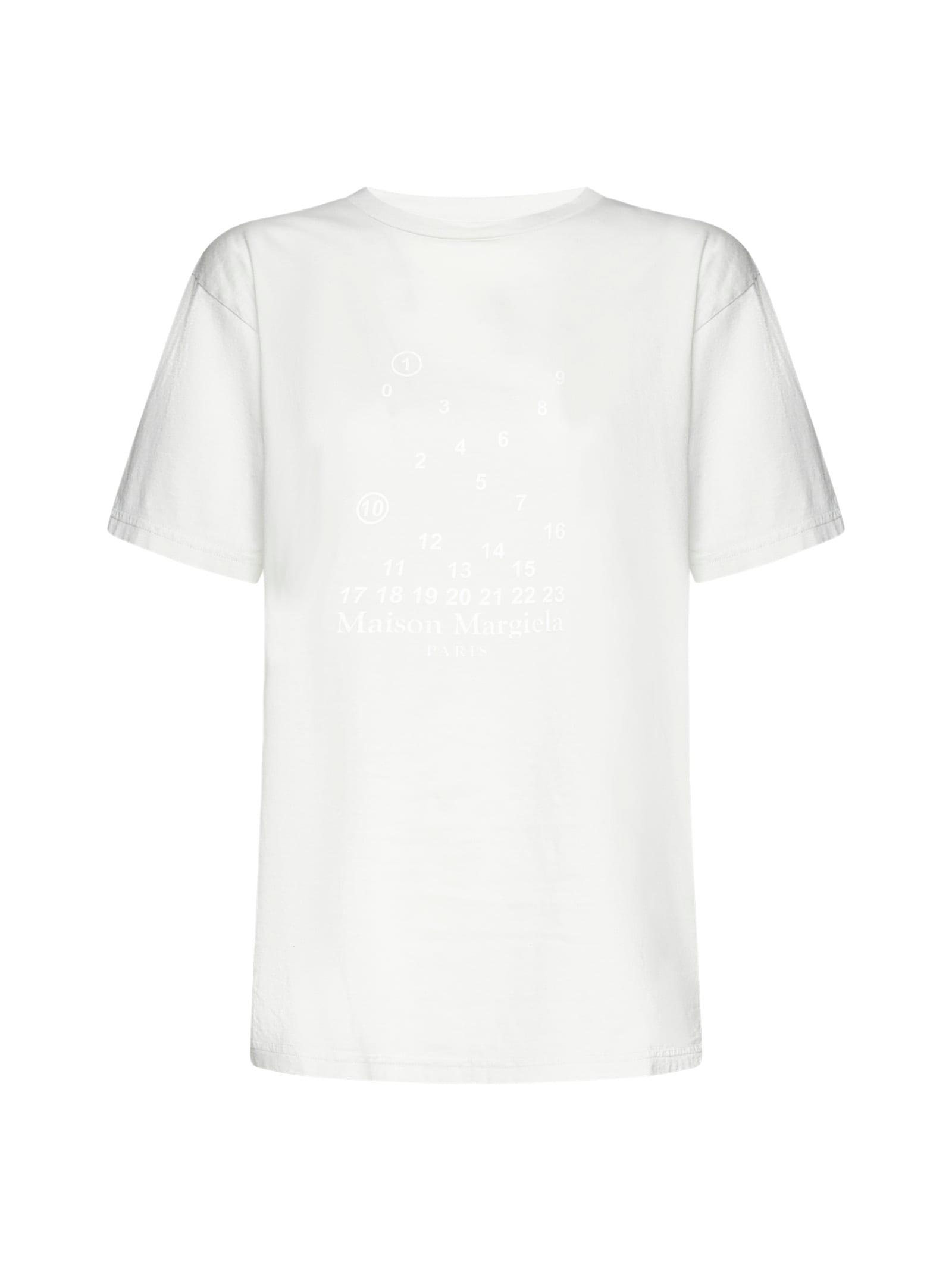 maison margiela printed t-shirt