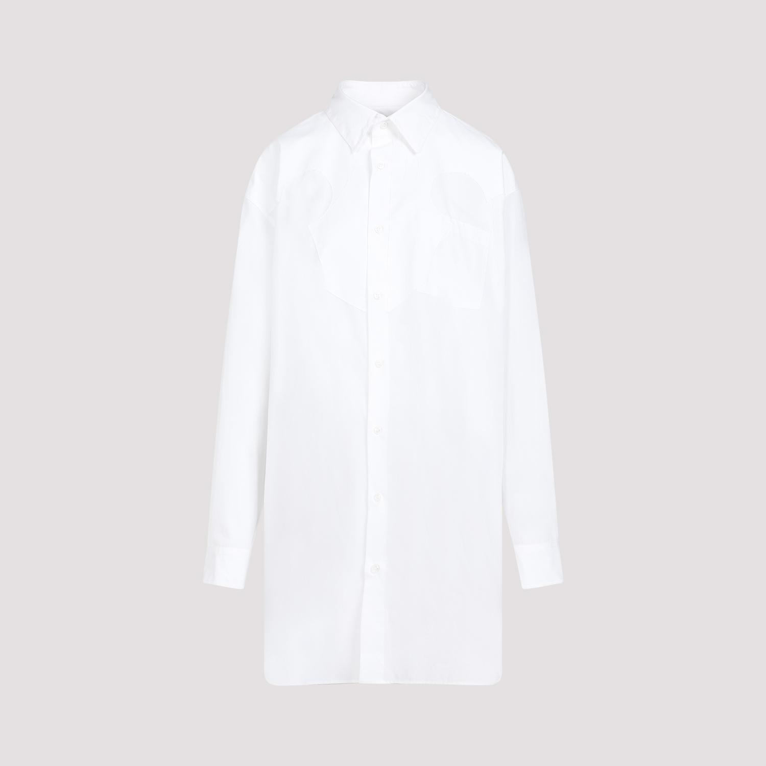 maison margiela shirt white cotton - women