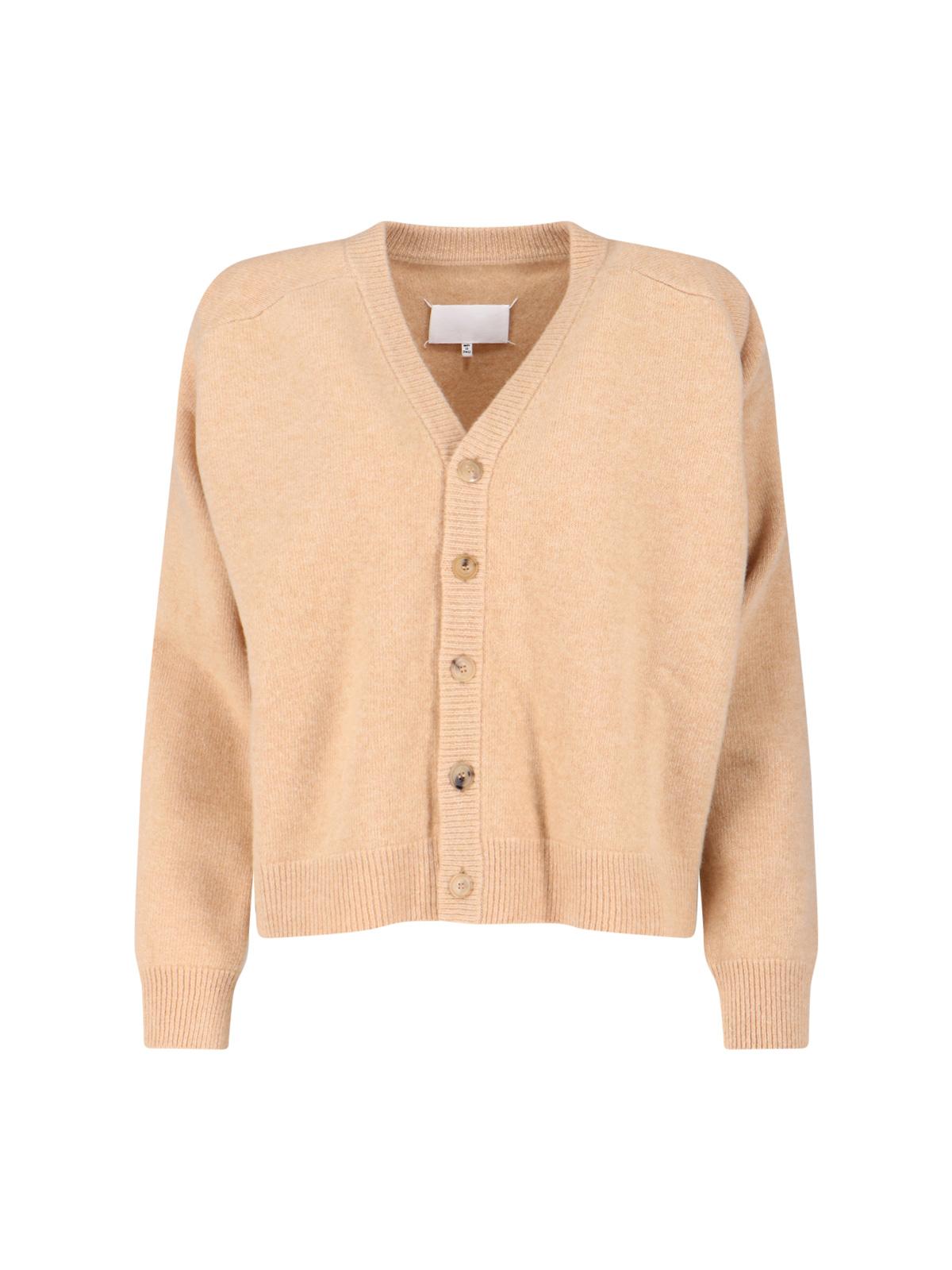 maison margiela sweaters beige wool - women