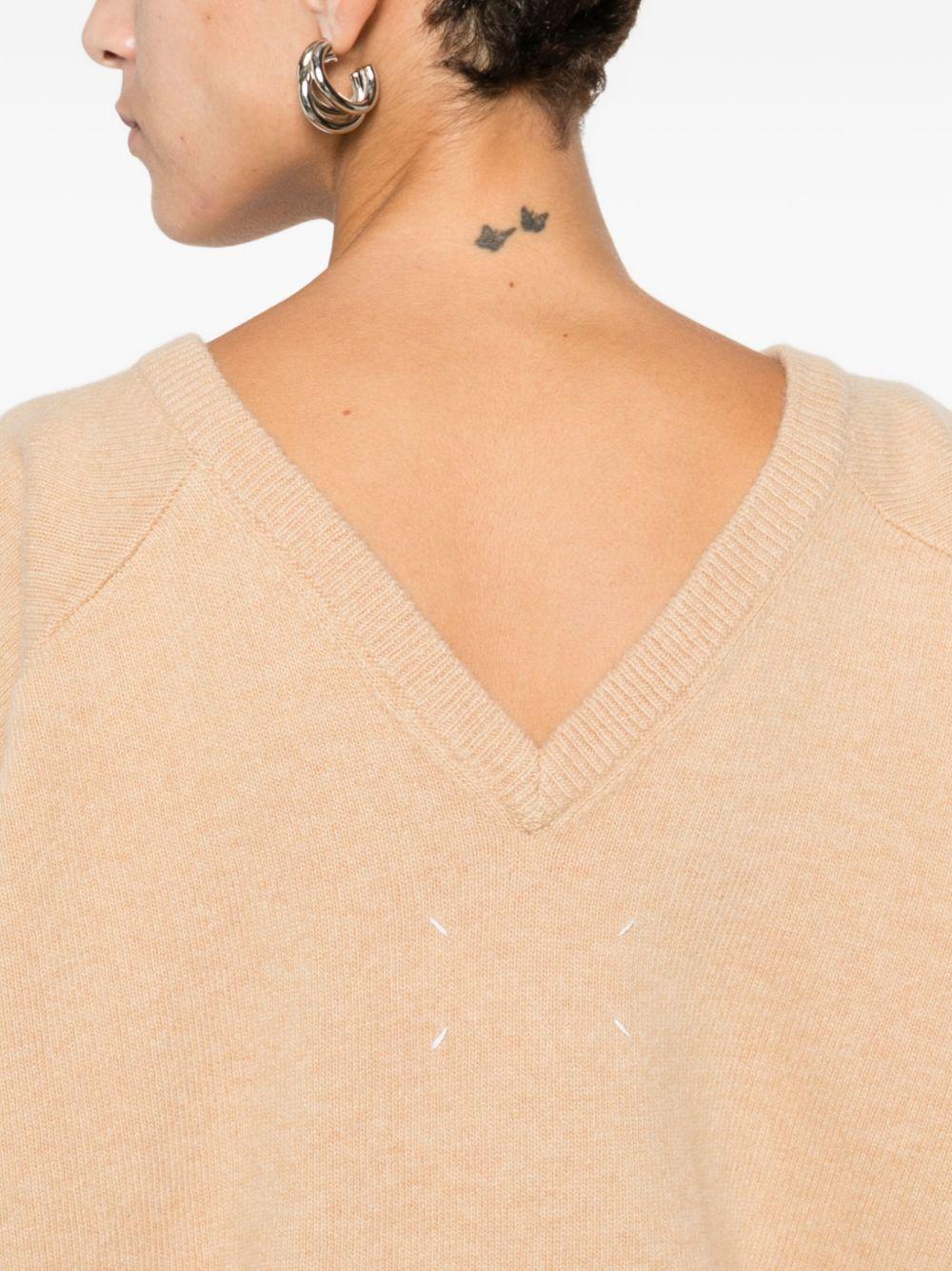 maison margiela sweaters camel wool - women