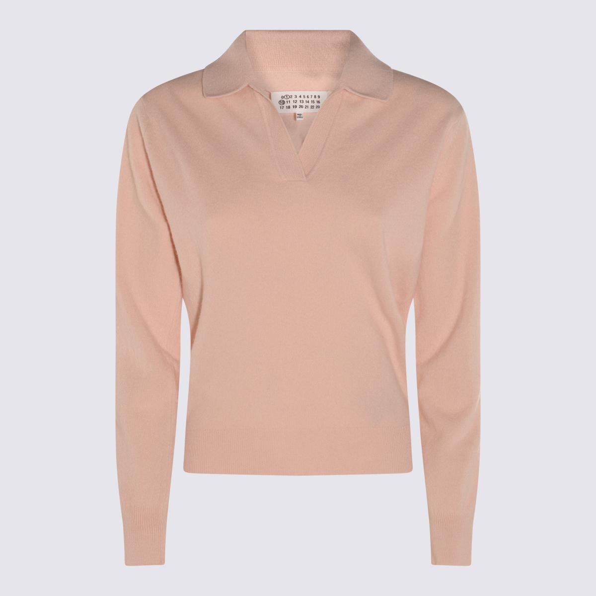 maison margiela sweaters pale pink _co - women