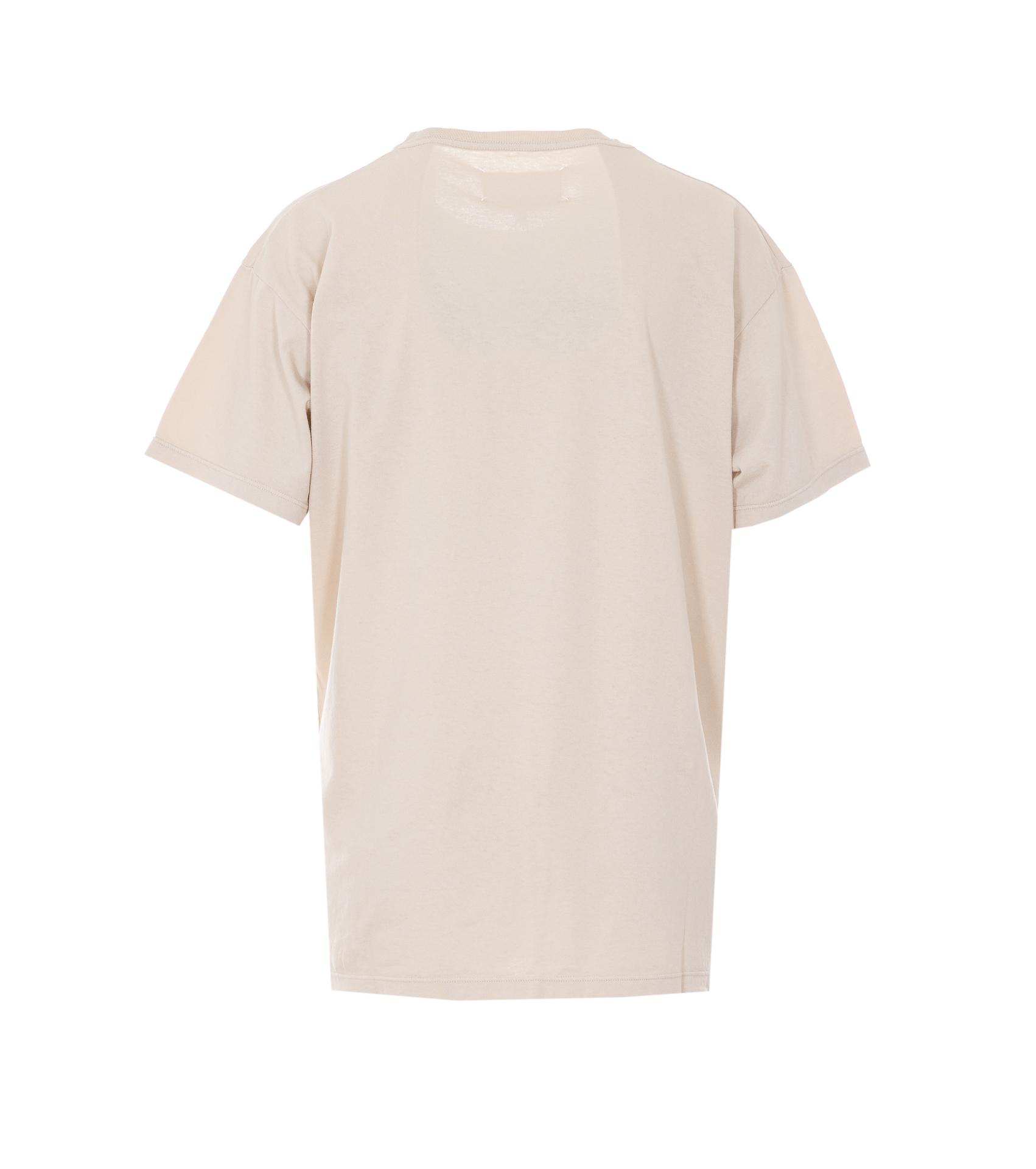 maison margiela t-shirts and polos beige cotton - women