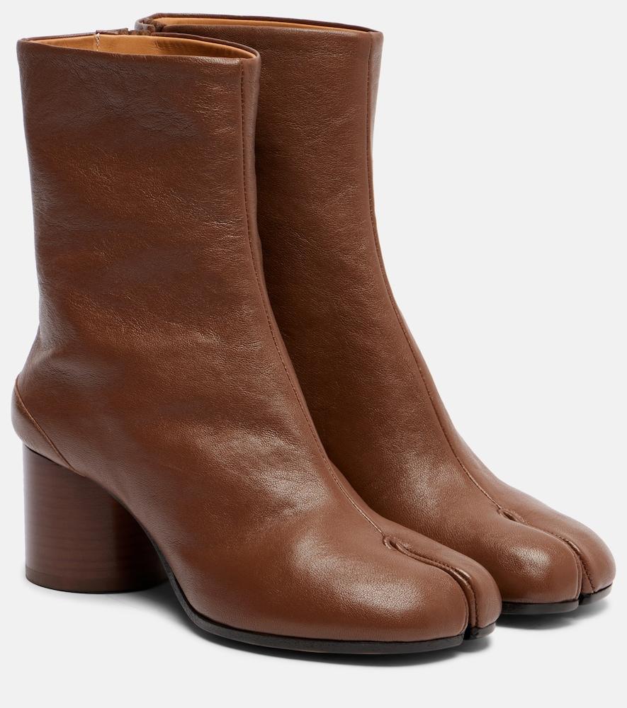 maison margiela tabi 60 leather ankle boots