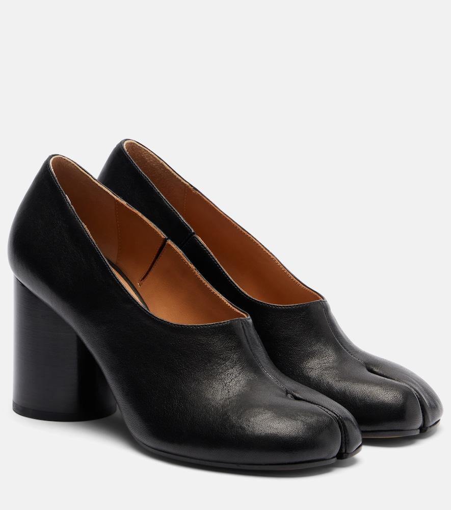 maison margiela tabi 80 leather pumps