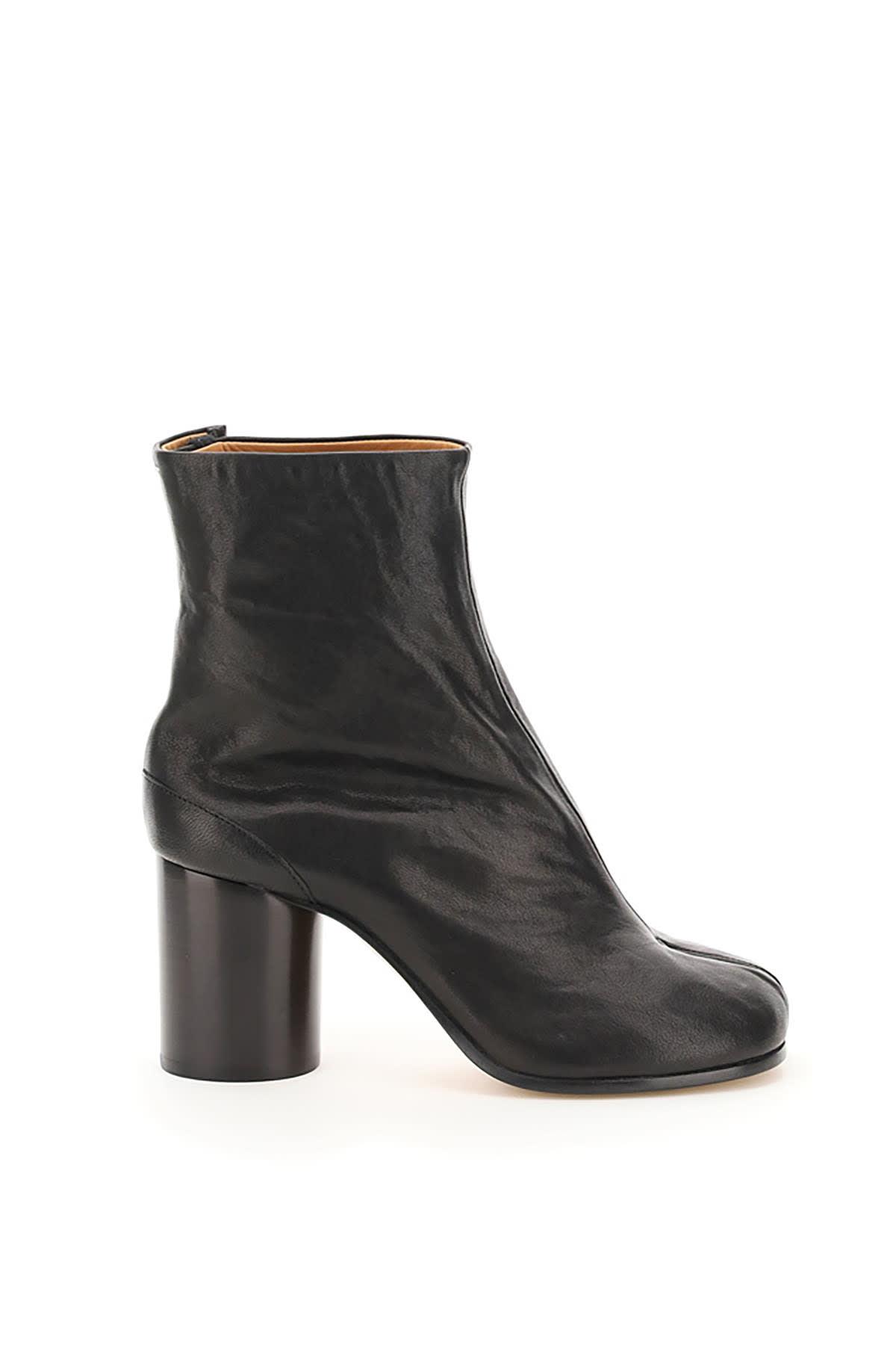 maison margiela tabi leather boots