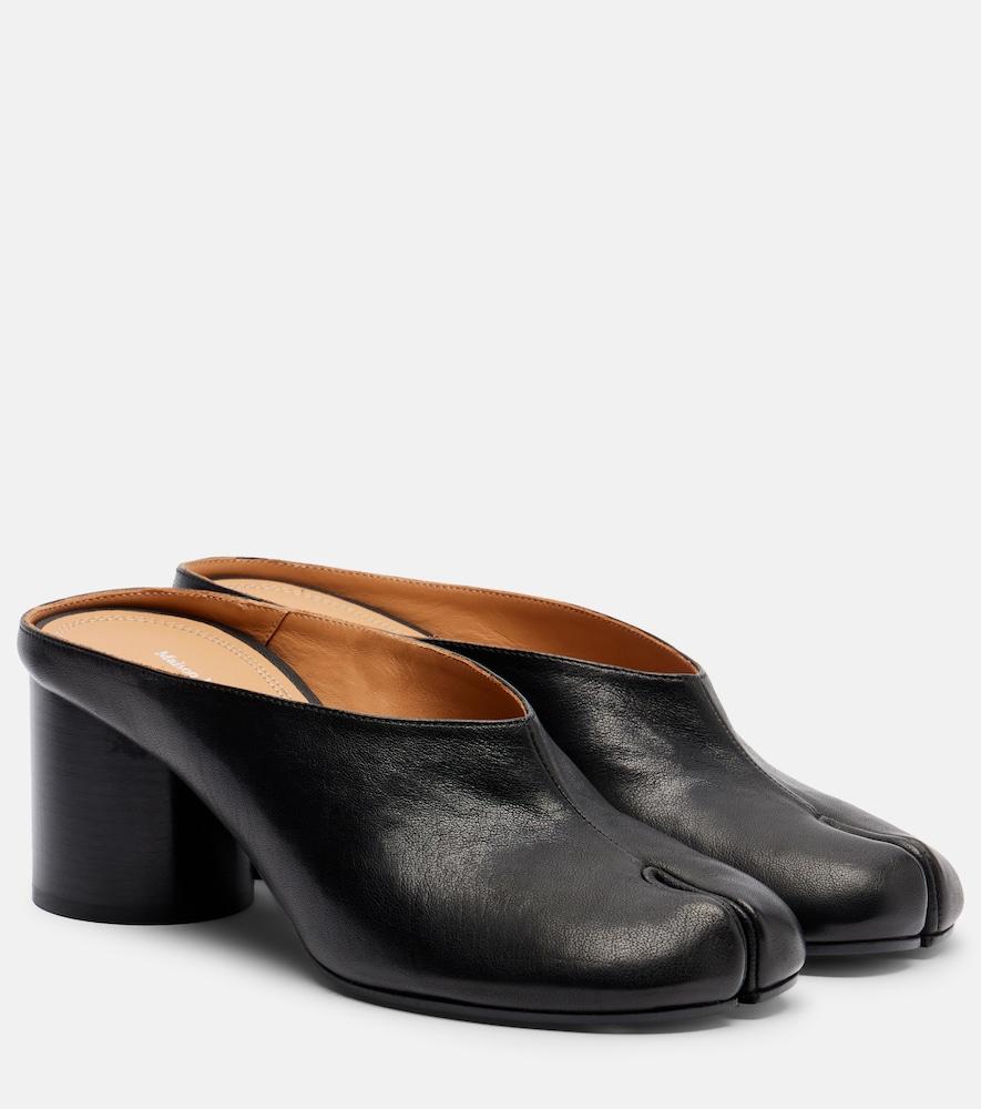 maison margiela tabi leather mules