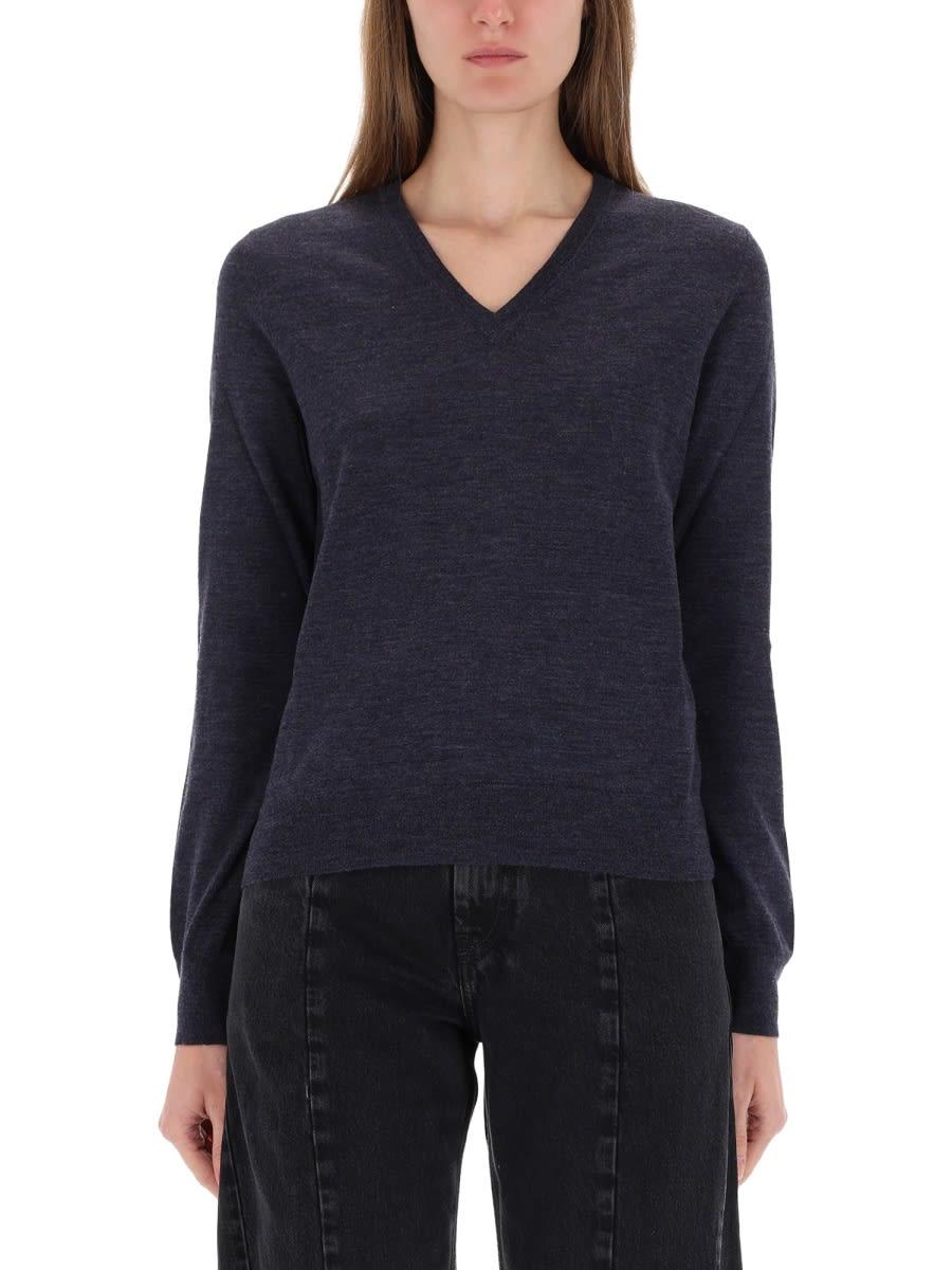 maison margiela v-neck sweater