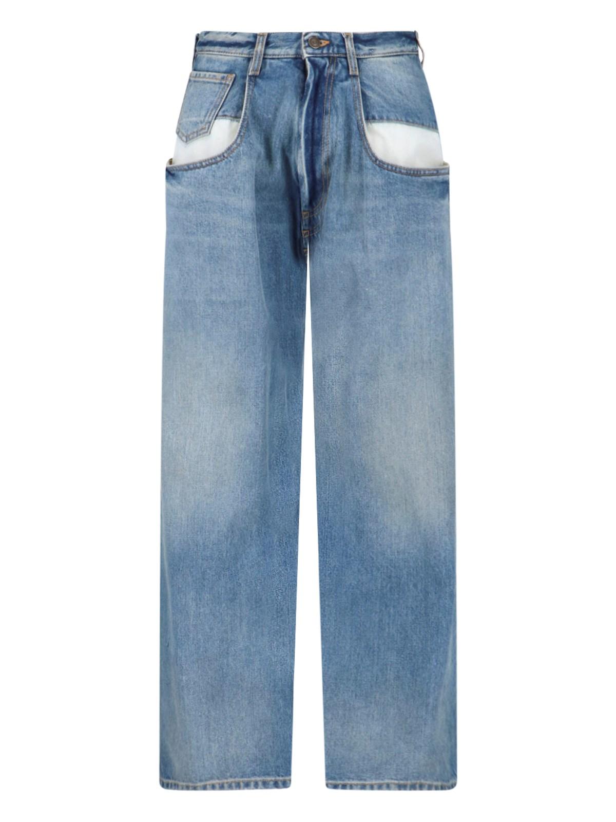 maison margiela wide jeans