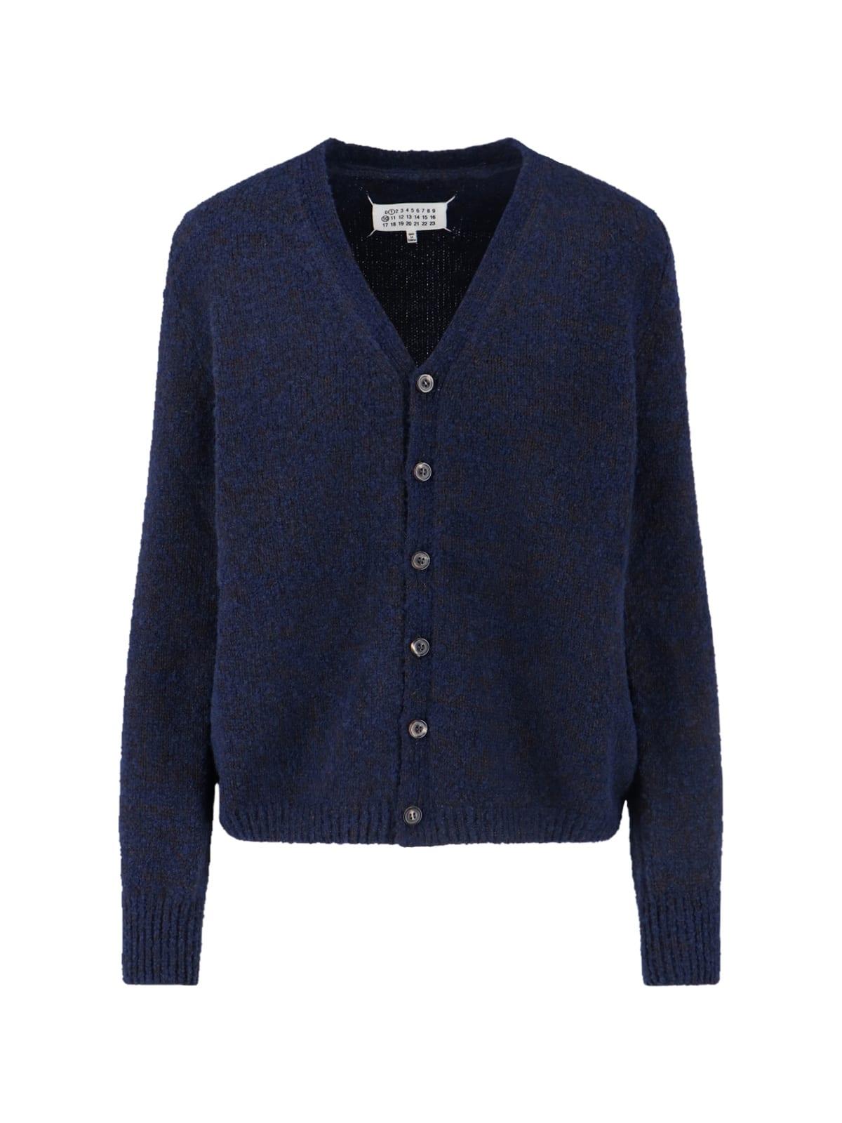 maison margiela wool blend cardigan