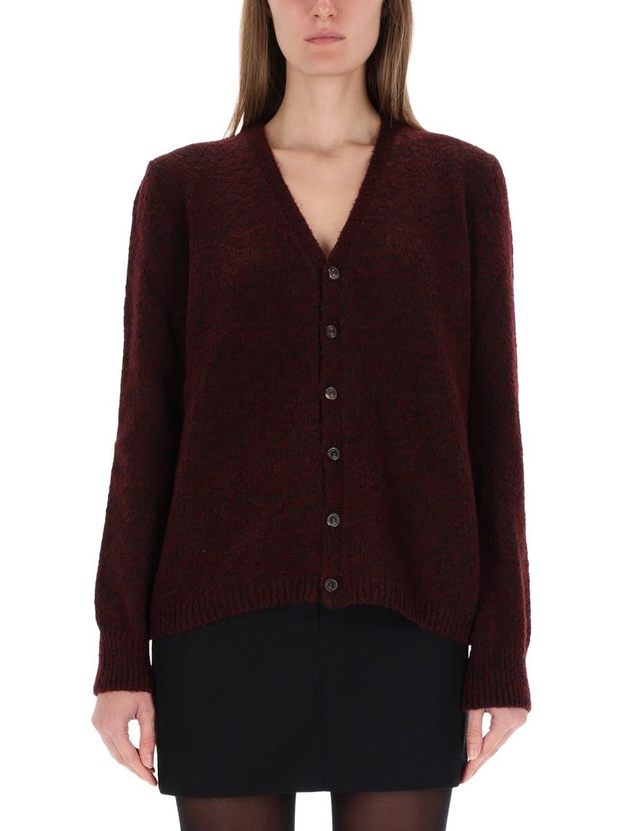 maison margiela wool cardigan