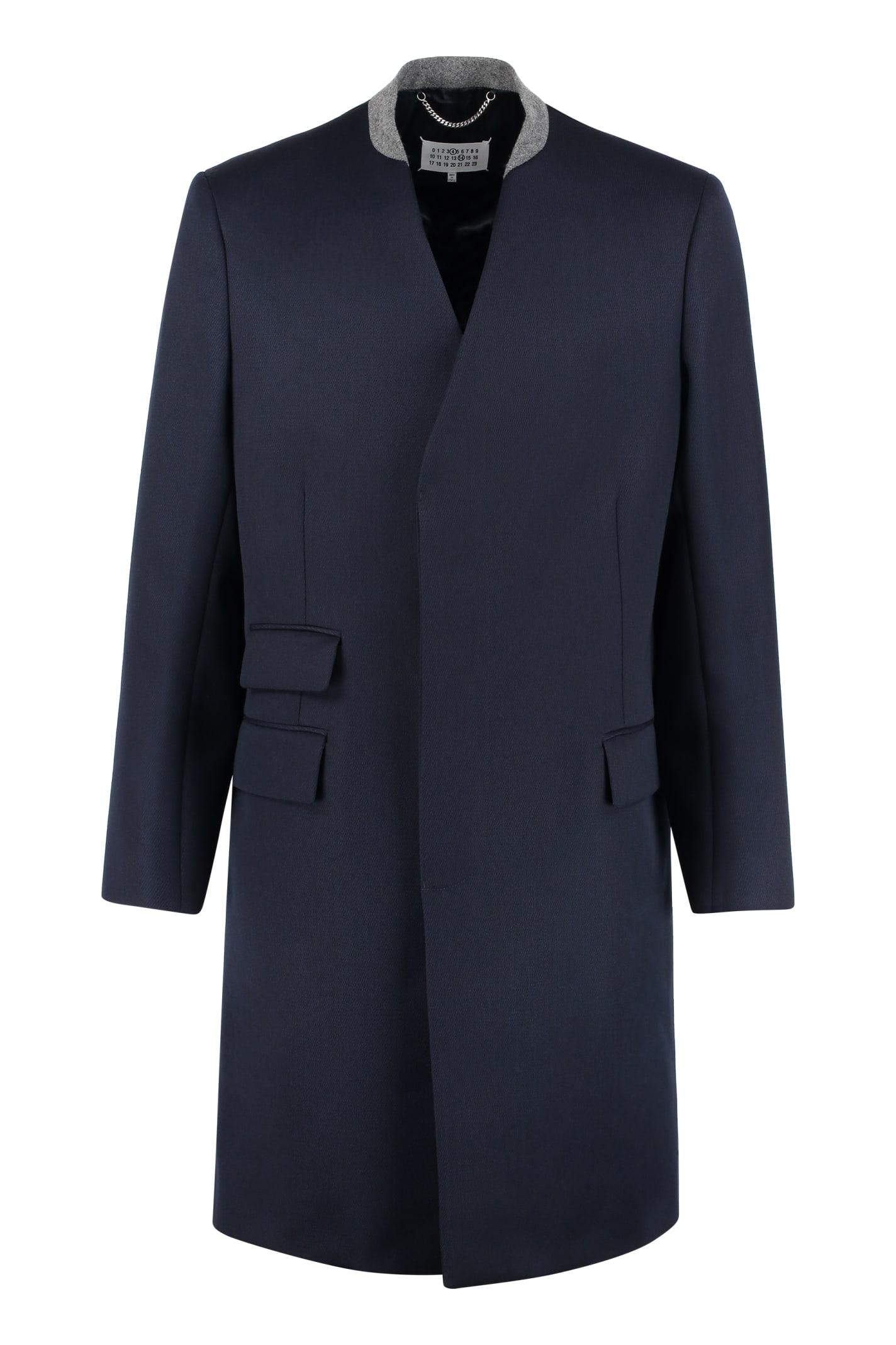 maison margiela wool coat