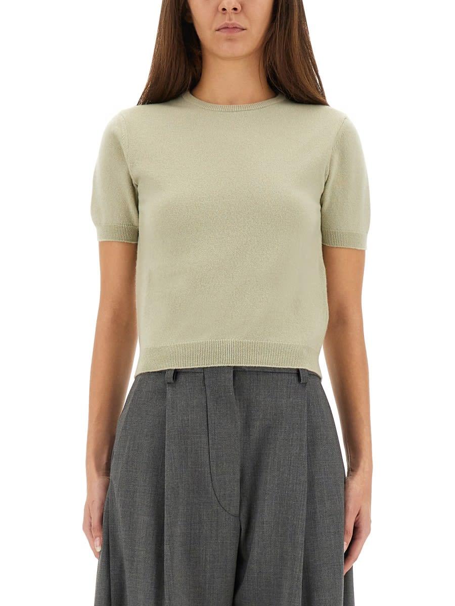 maison margiela wool crew neck t-shirt
