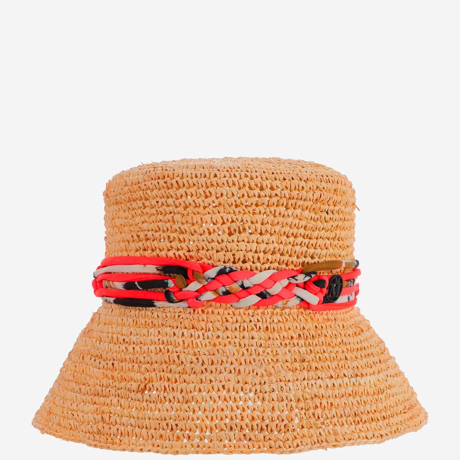 maison michel axel raffia bucket hat