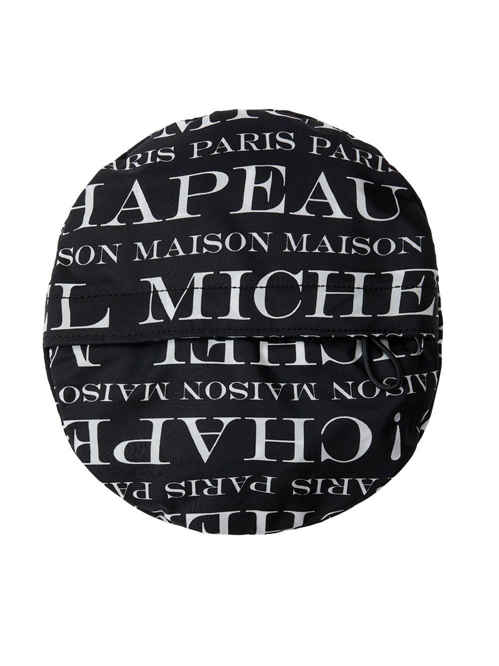maison michel hats black nylon - women