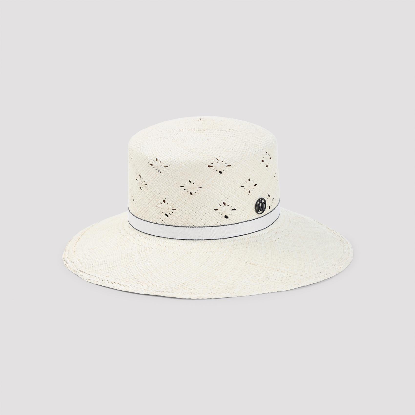maison michel ludi plumethis hat nude & neutrals brisa - women