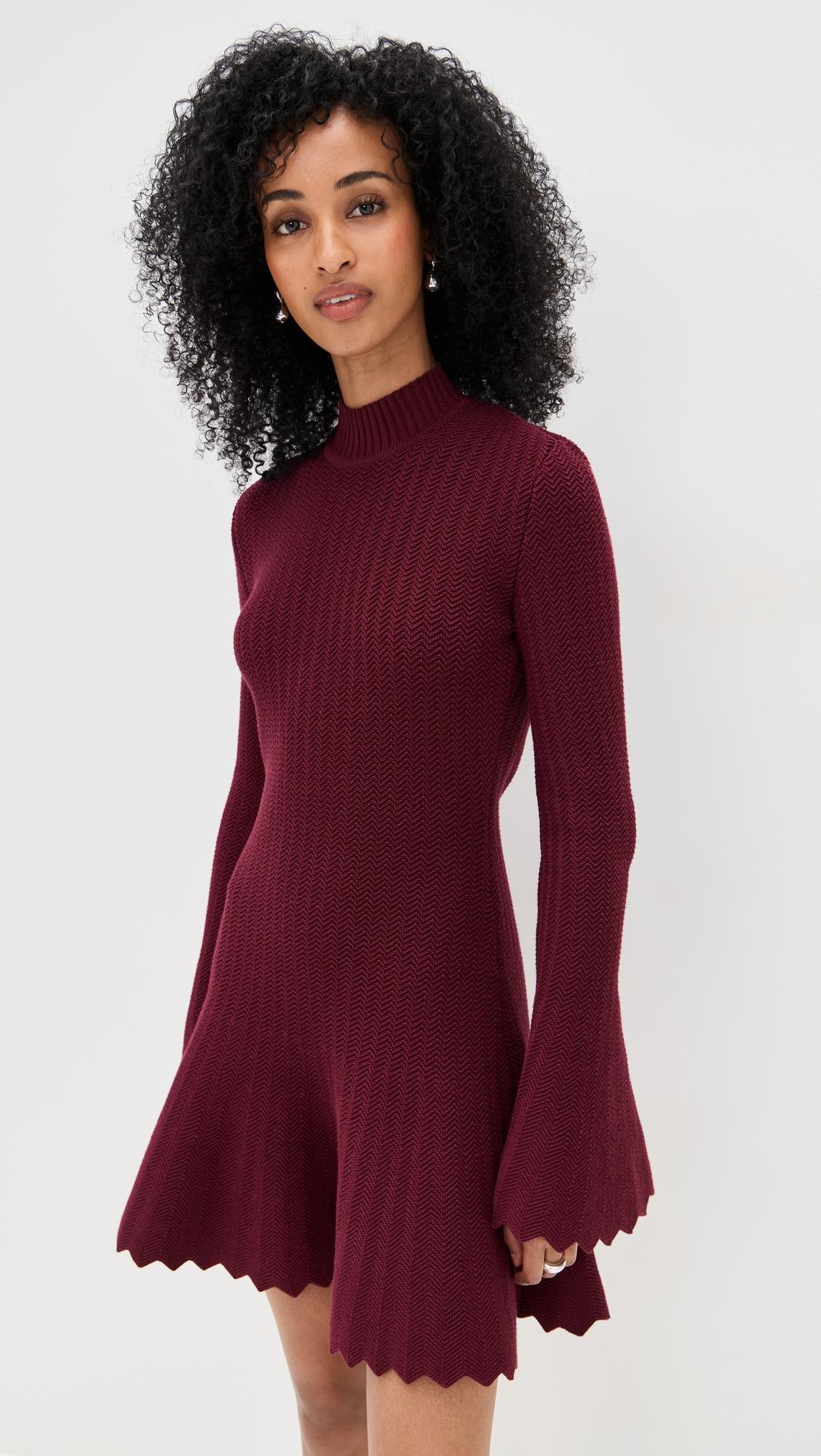 maja cotton knit dress