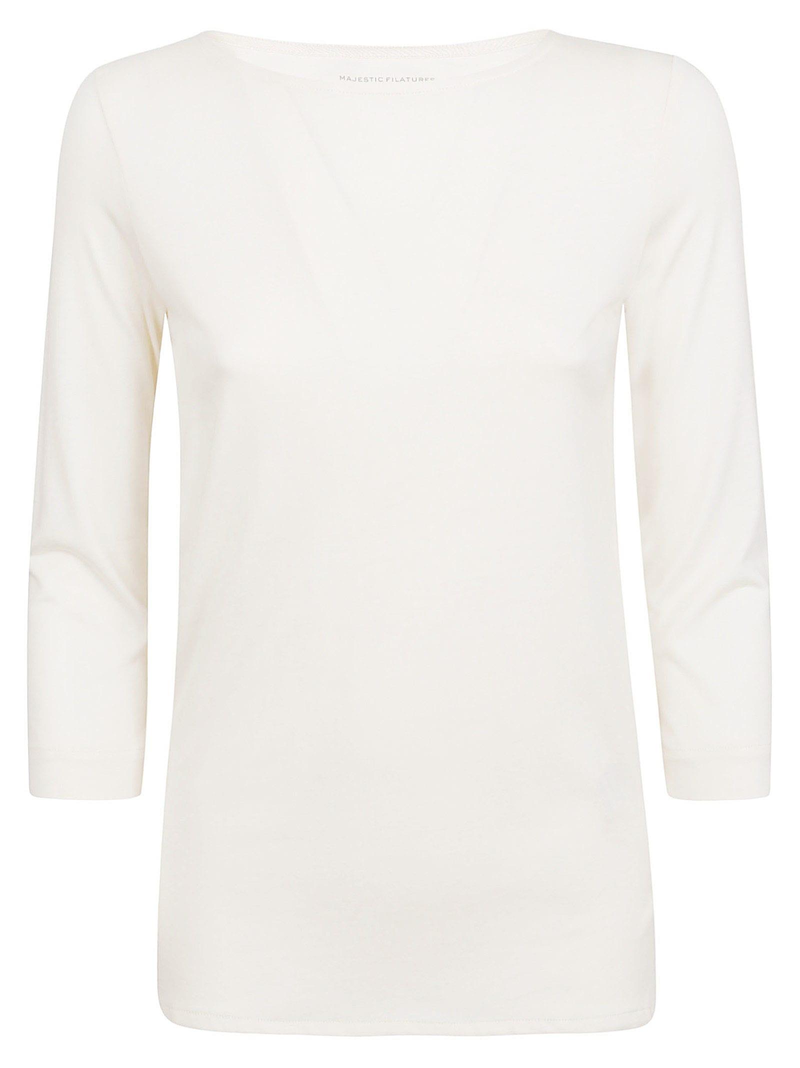 majestic filatures majestic t-shirts and polos beige