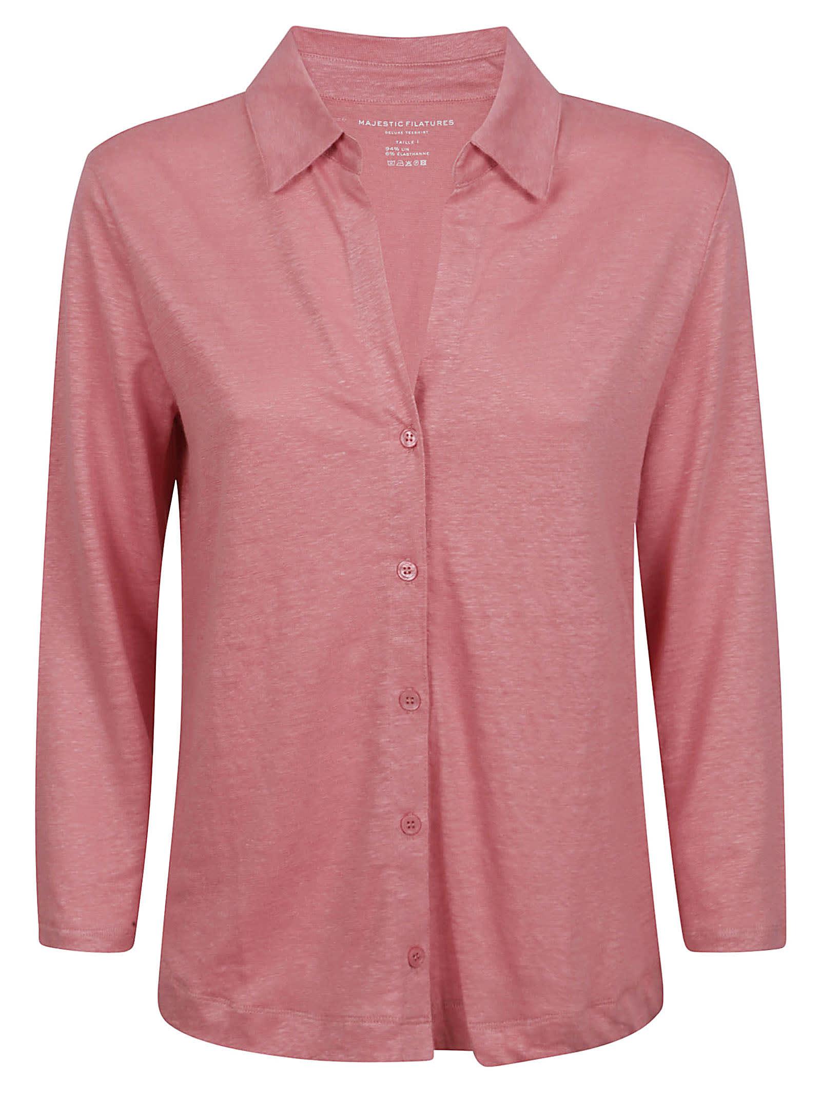 majestic filatures majestic t-shirts and polos pink