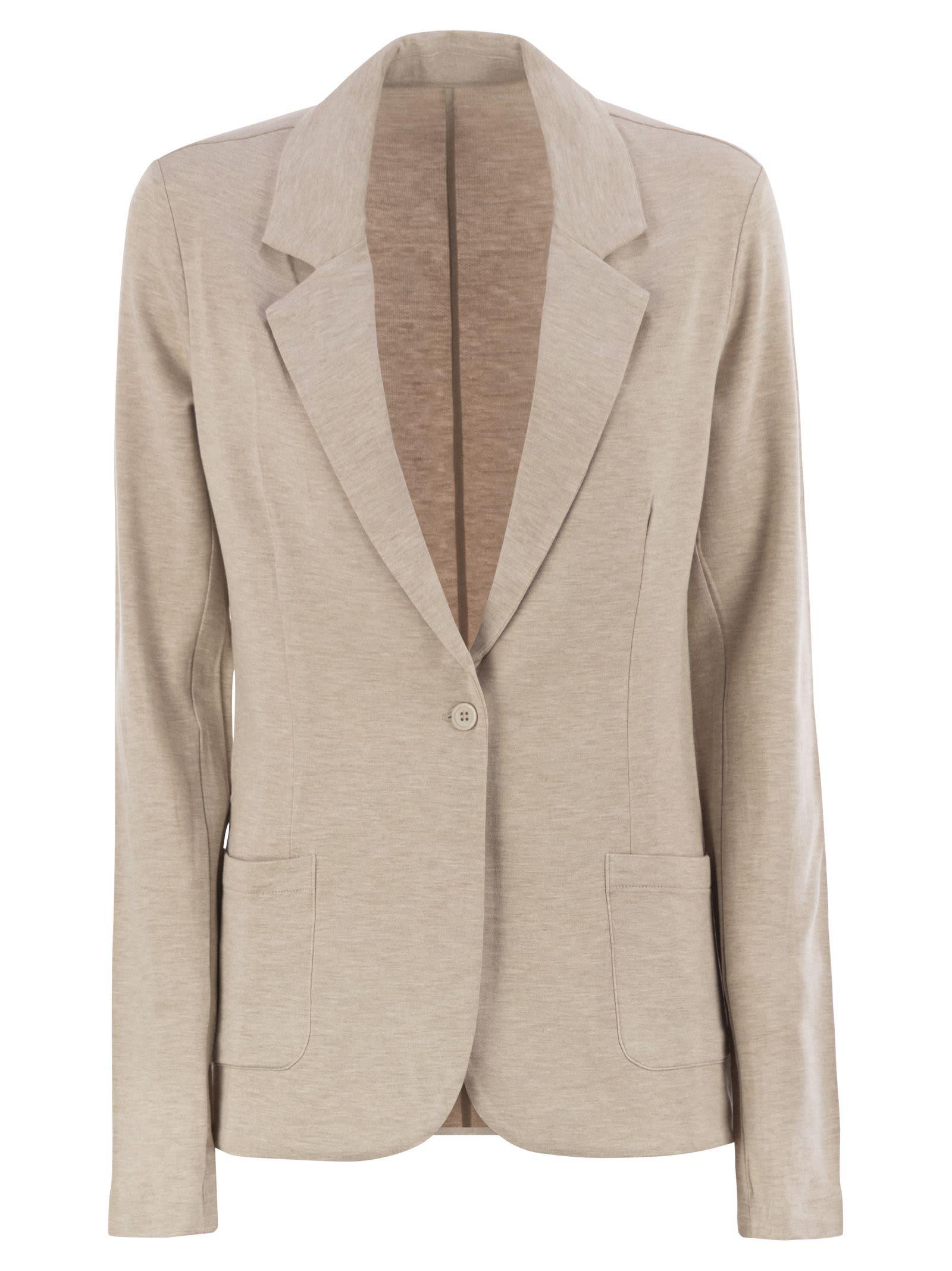 majestic filatures single button jacket