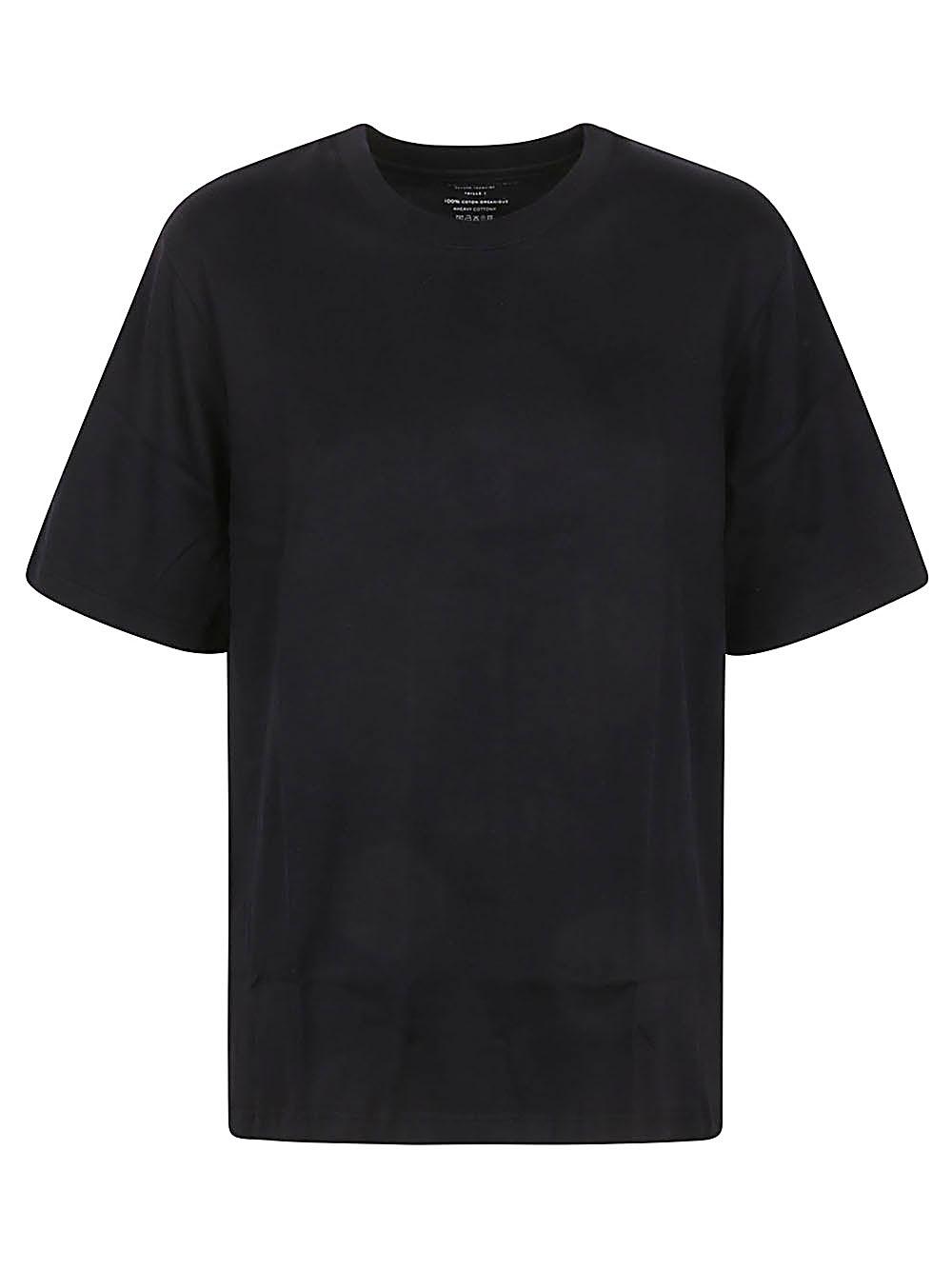 majestic t-shirts and polos black cotton - women