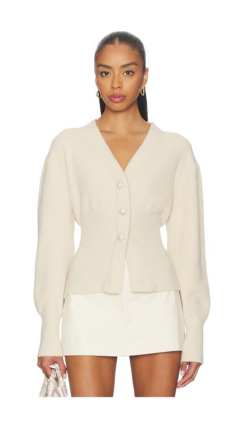 majorelle alden cardigan in neutral.