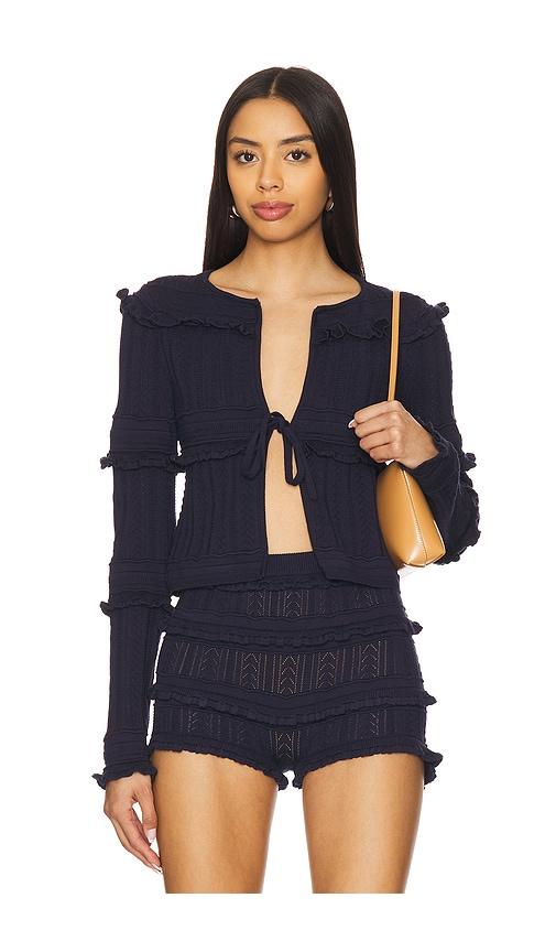majorelle allison cardigan in navy.