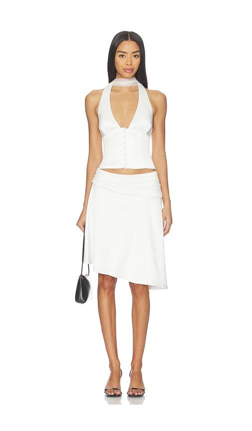 majorelle celeste top in ivory.