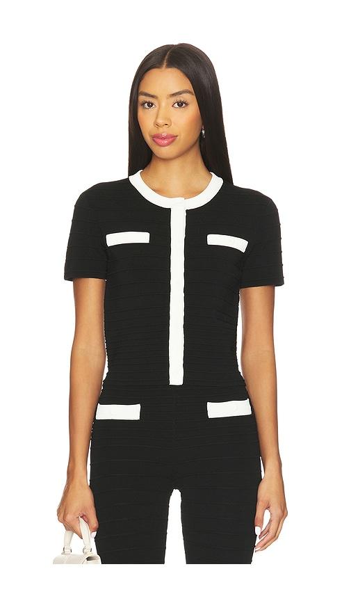 majorelle chanthra cardigan in black.