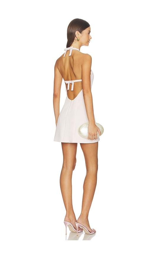 majorelle christy mini dress in pink.