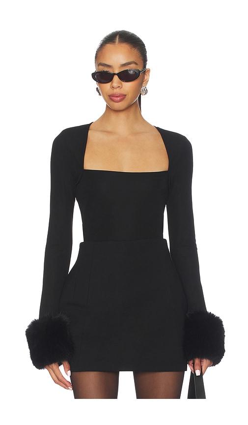 majorelle daphine top in black.