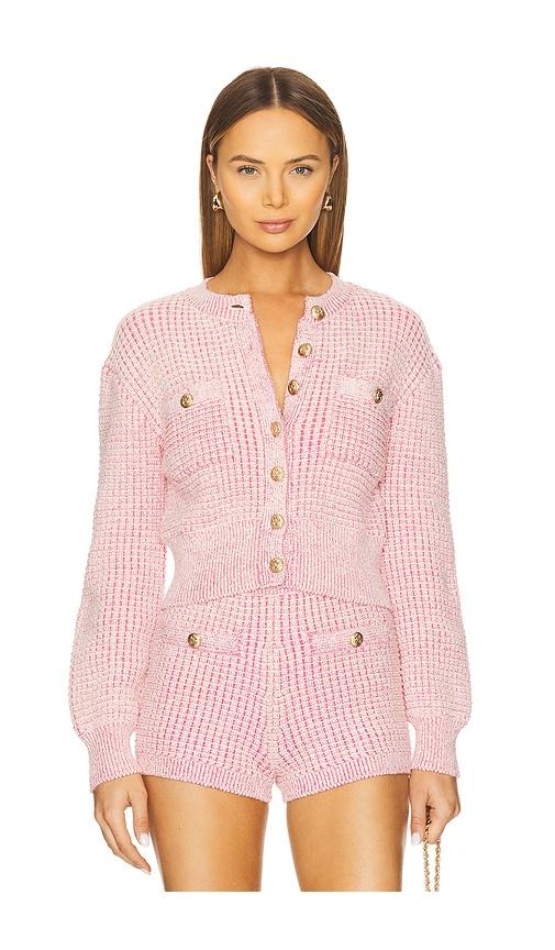 majorelle estelle cardigan in pink.