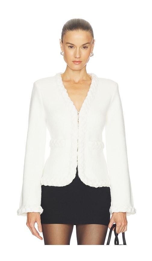 majorelle kiella cardigan in ivory.