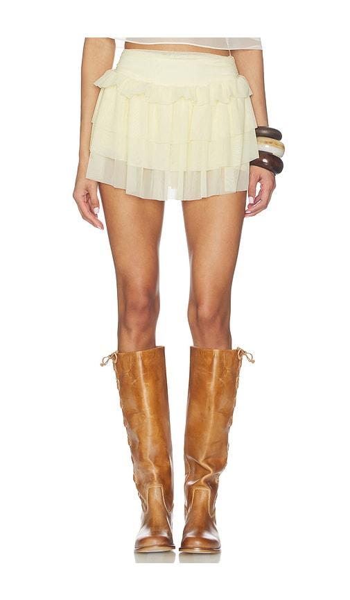 majorelle luna skort in lemon.