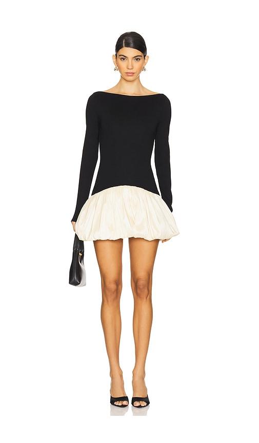 majorelle marla mini dress in black.