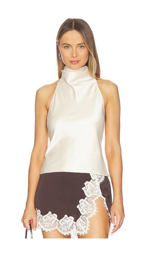 majorelle paola top in ivory.