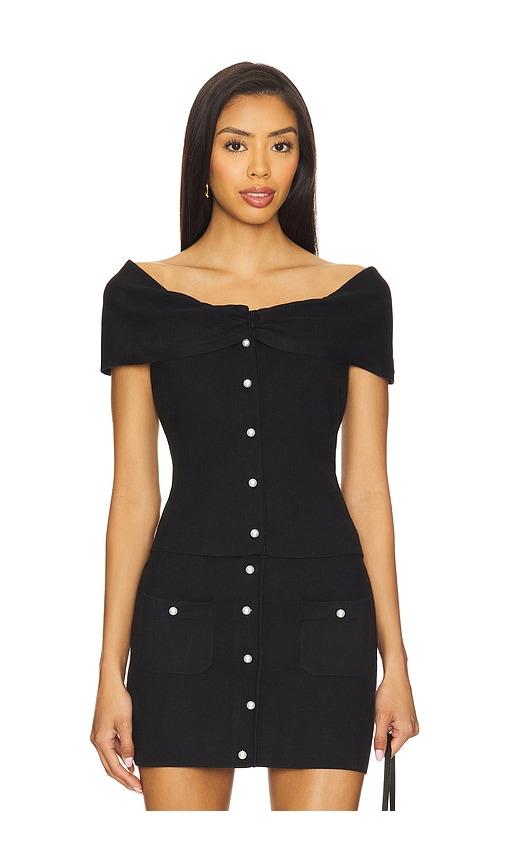 majorelle ramonda top in black.