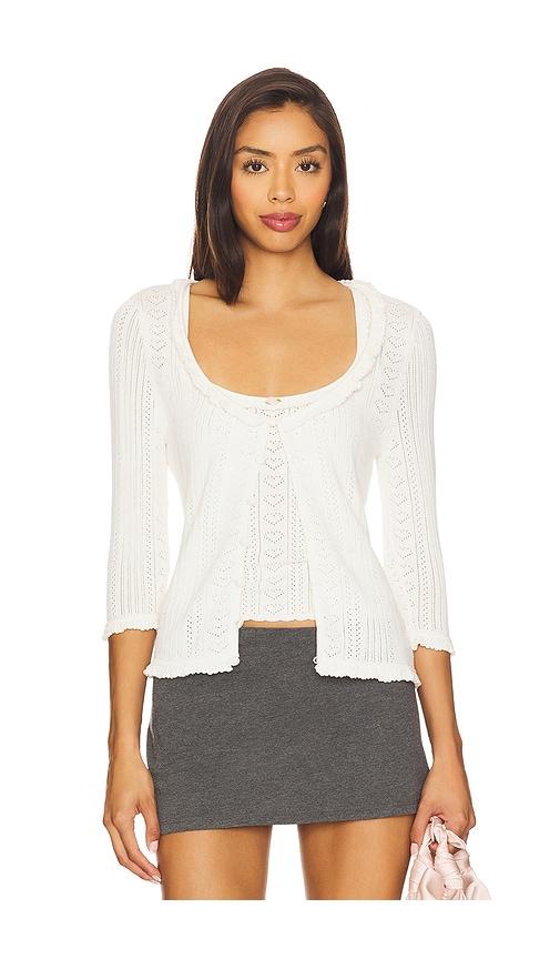 majorelle romily cardigan in ivory.