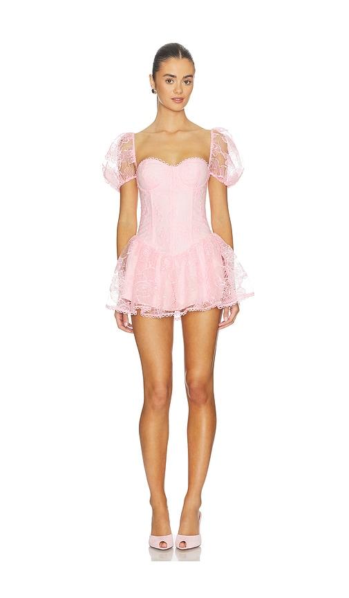 majorelle scarlett romper in pink.