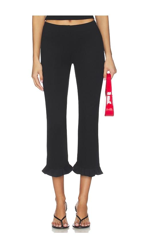 majorelle tate pant in black.